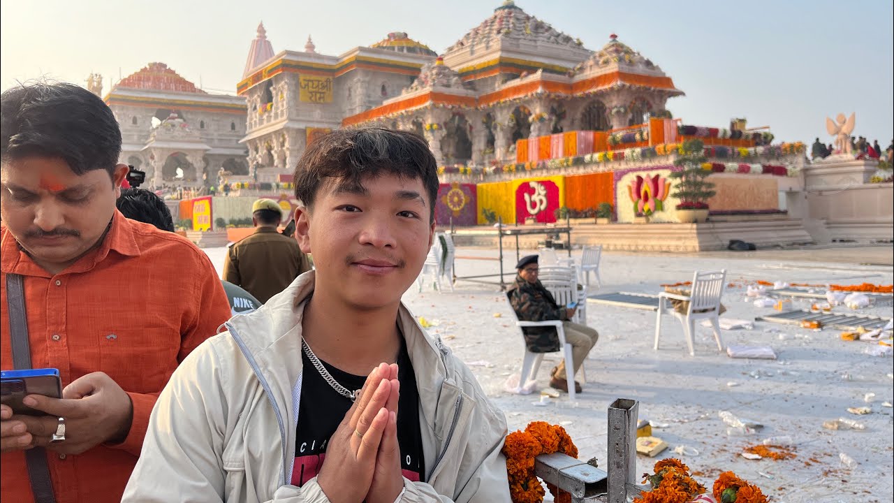 Ram mandir Darshan hogaya  Ayodhaya ||B Crazy 🇳🇵🔥🇮🇳Ep5