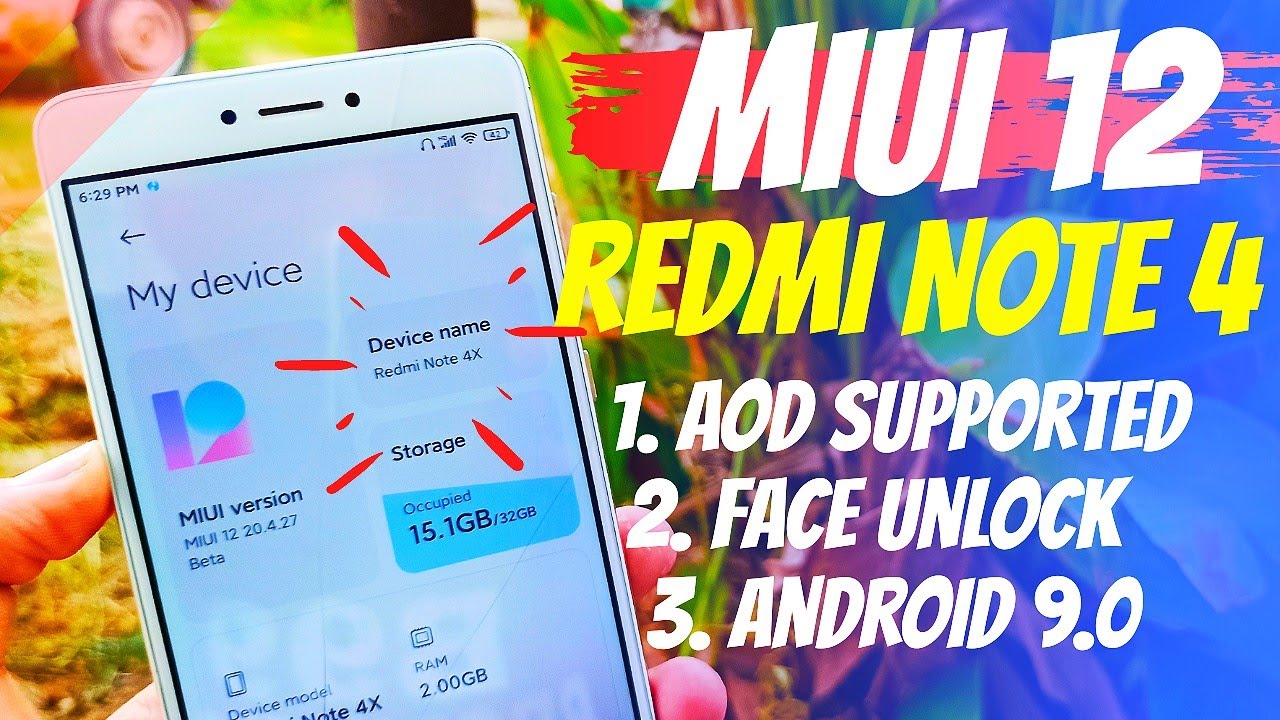 Redmi Note 4 Miui 12 Update | How To Install Miui 12 Rom Redmi Note 4 !