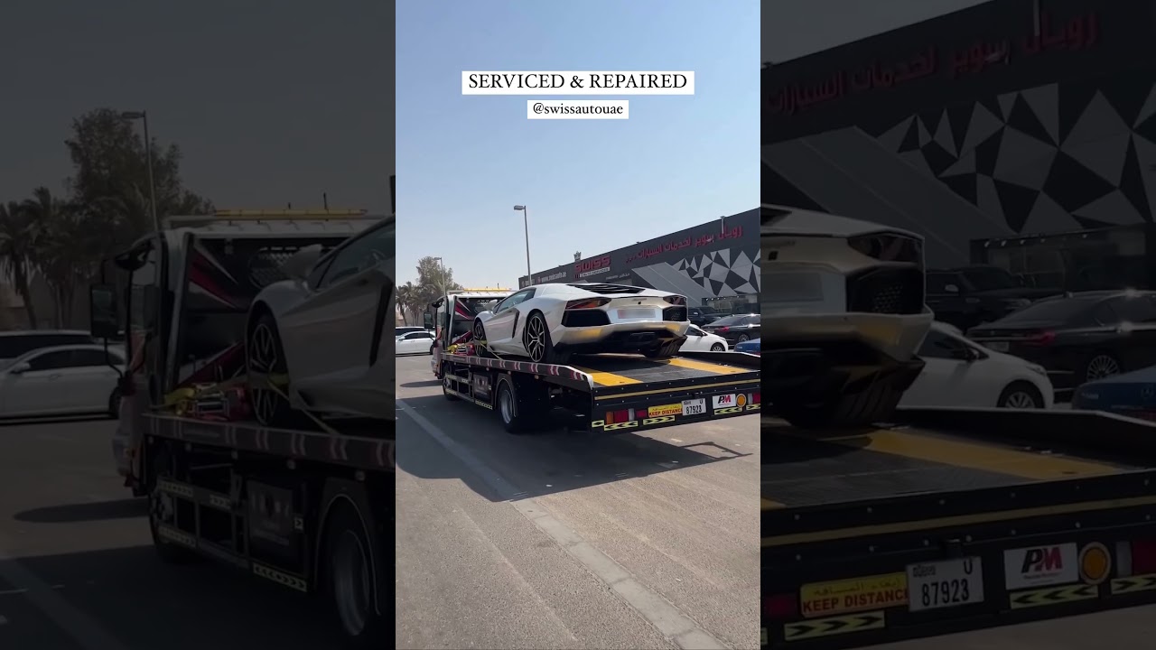 Luxury Car Recovery Service - Royal Swiss Auto Services #carrecovery #roadsideassistance #luxuryar