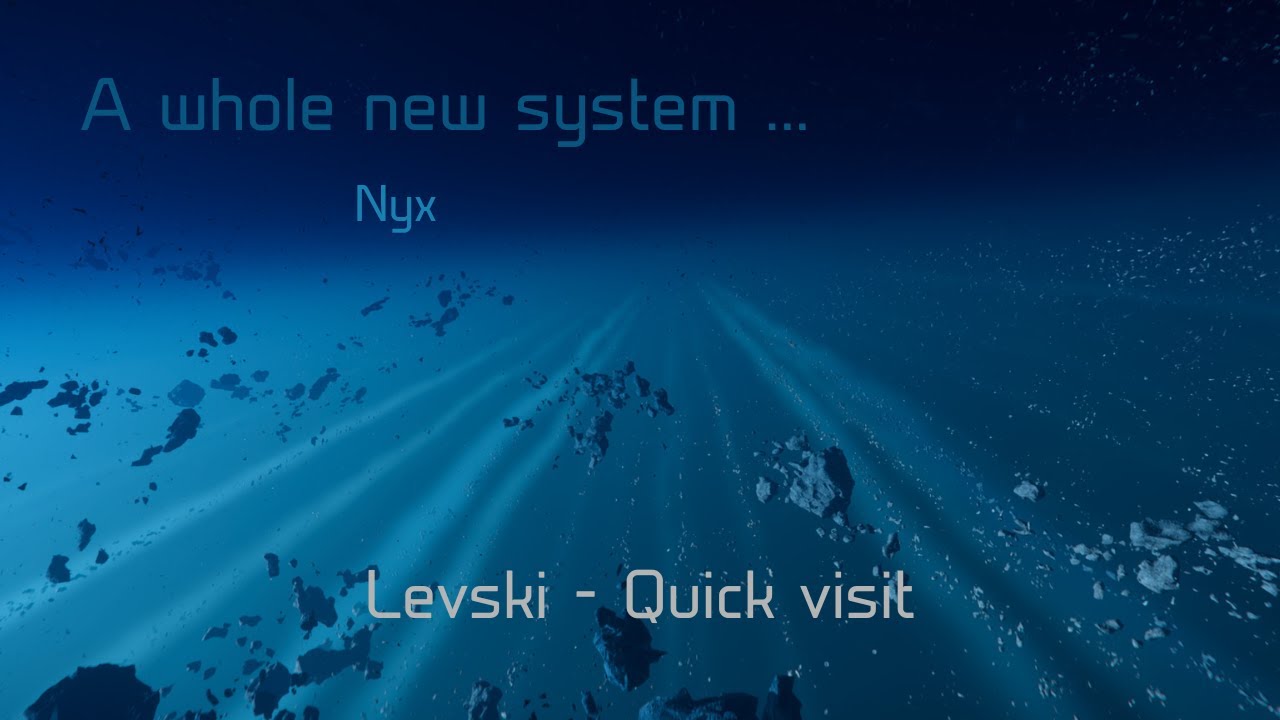 Star Citizen: exploring Levski in the shiny new Nyx system [UWQHD]