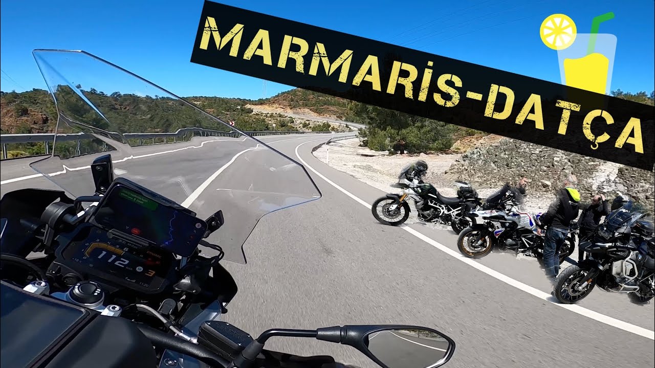 Yenilenen Marmaris-Datça Yolu | Aşırı Kaliteli Olmuş | BMW R 1250 GS Adventure | 4K