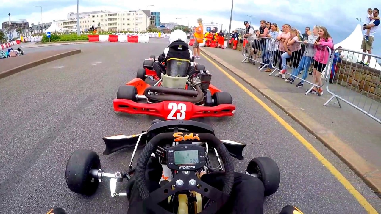 Kart Racing On The Streets (Pure Sound) - 125cc Senior Rotax Max Evo - JIMF Karting Demonstration