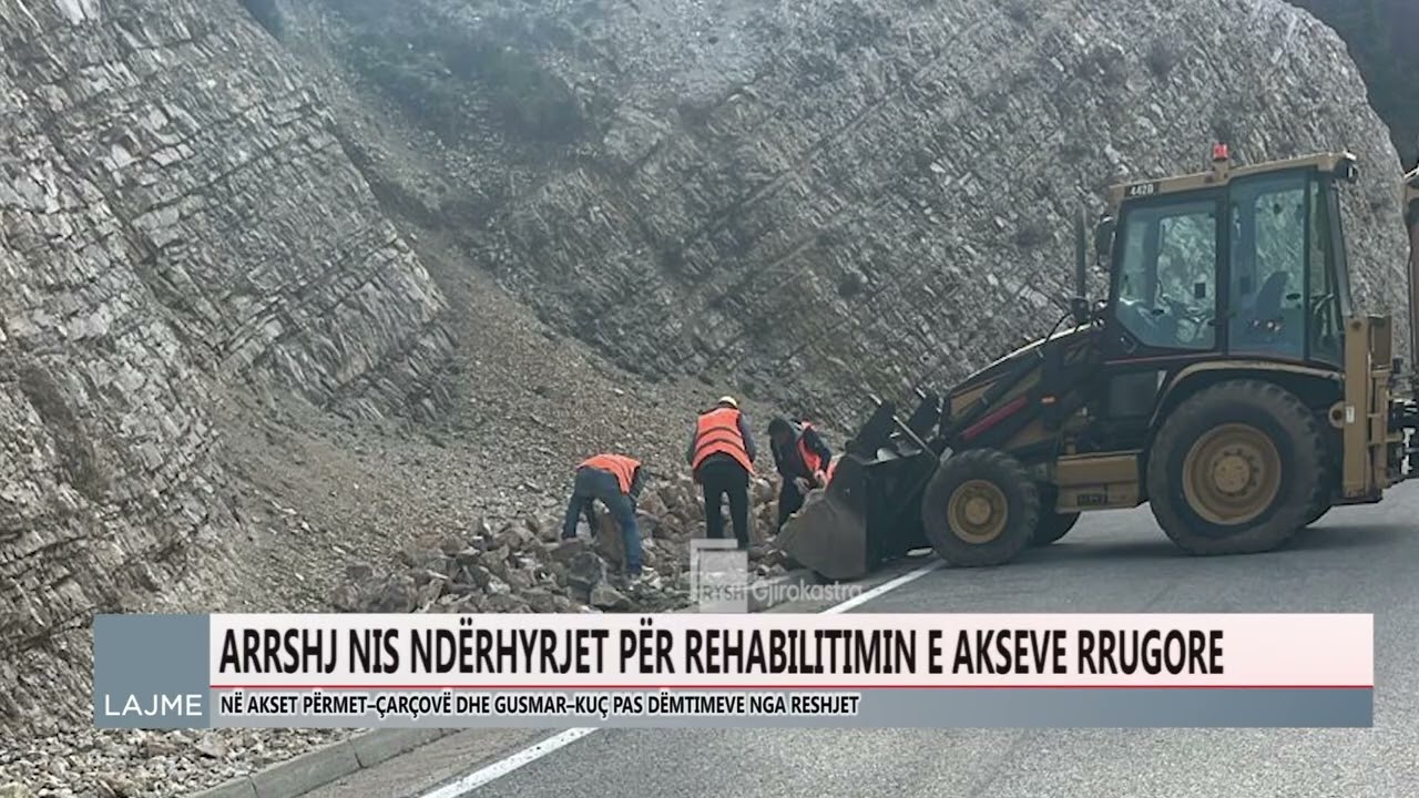 Gjirokastër, Rehabilitohet segmenti i rrugës kombëtare Ura e Lumit–Postobllok
