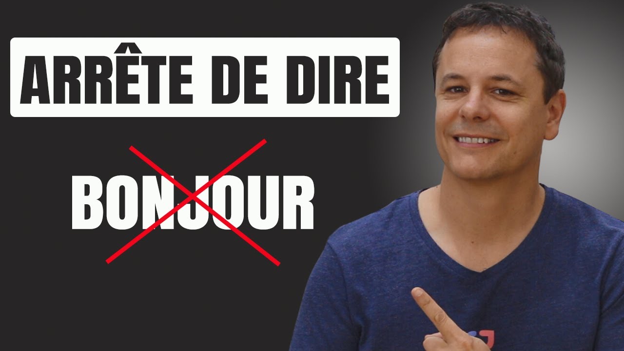 Bonjour en Français et d'autres Façons de Saluer en Français 🤚 (salut, hello...)
