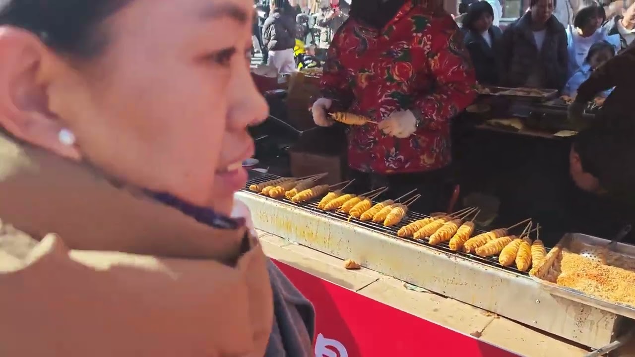 Chinese City Walk - The ancient city of Datong - The genuine scene during Chinese New Year