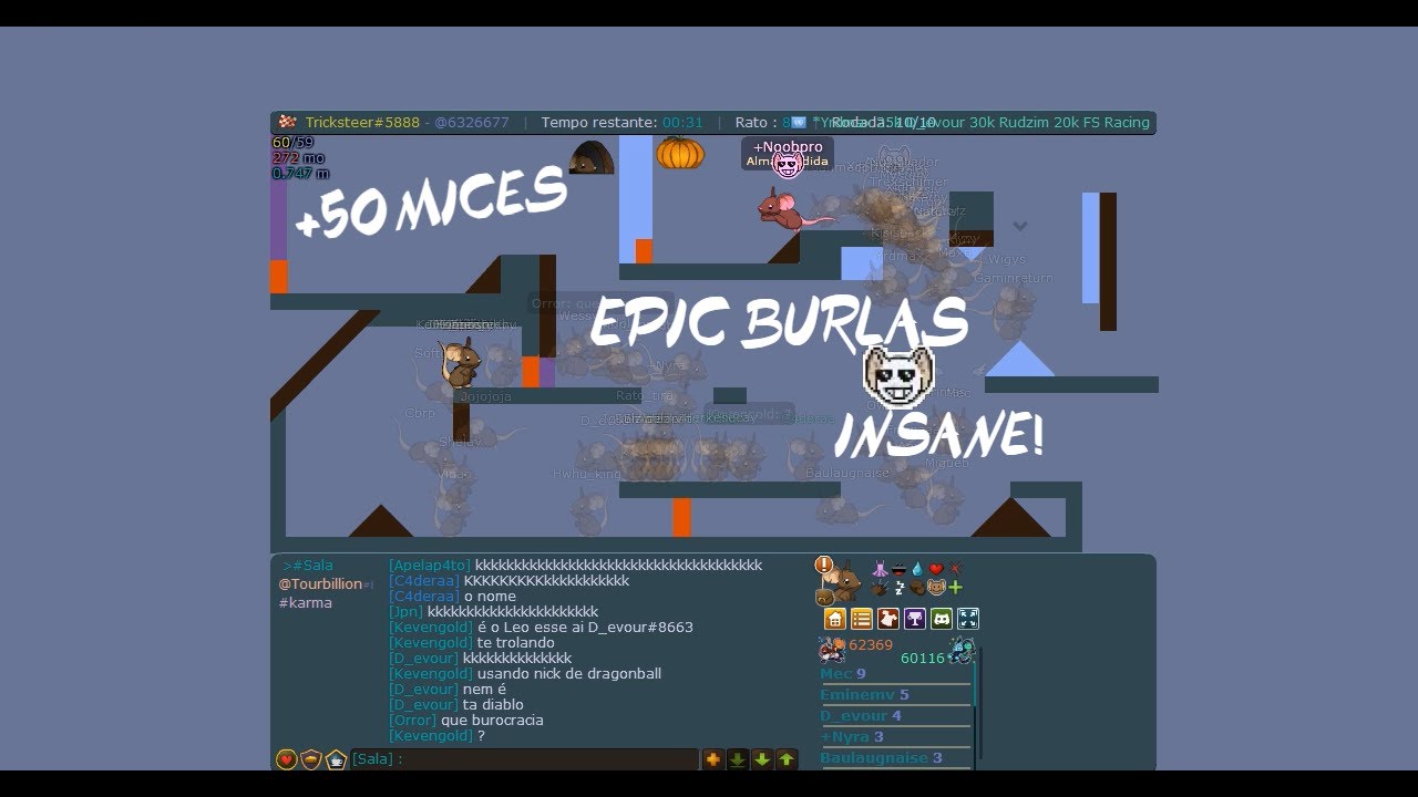 Transformice - +50 MICES FIRSTS #4 (RACING/NORMAL)