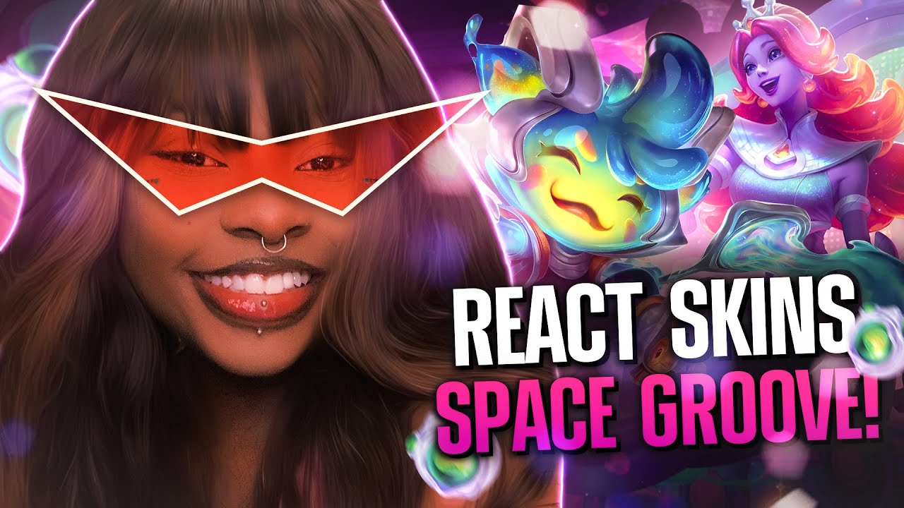 REAGINDO ÀS NOVAS SKINS SPACE GROOVE! │ League of Legends - Jinkiwinkki
