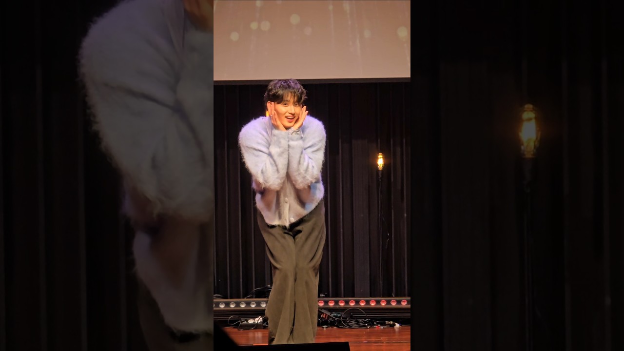 김재원 팬미팅 예쁜나이 25살 챌린지