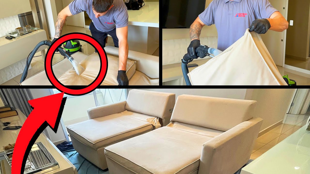 Aprenda o Método Profissional para Higienizar Sofá Branco