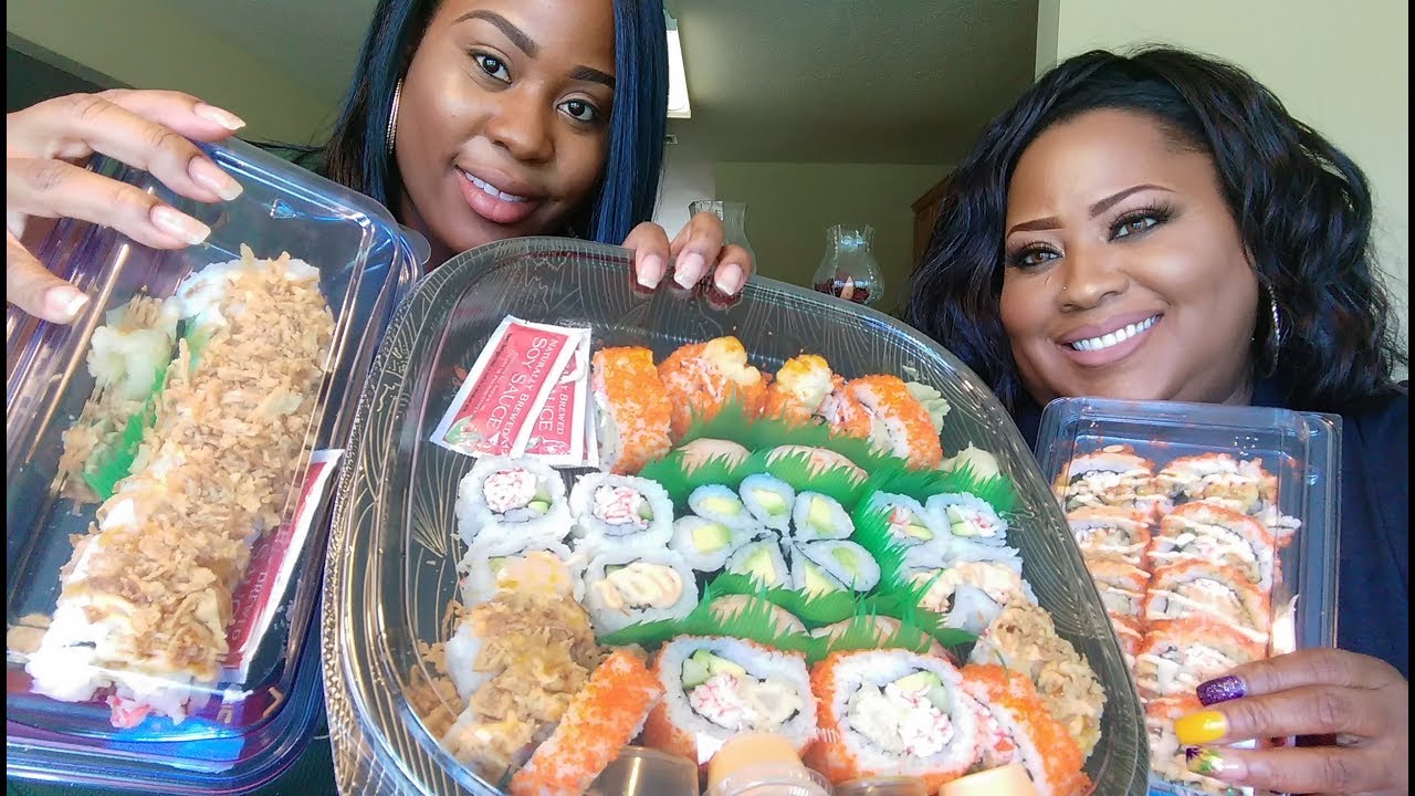 Sushi Mukbang!!!!!