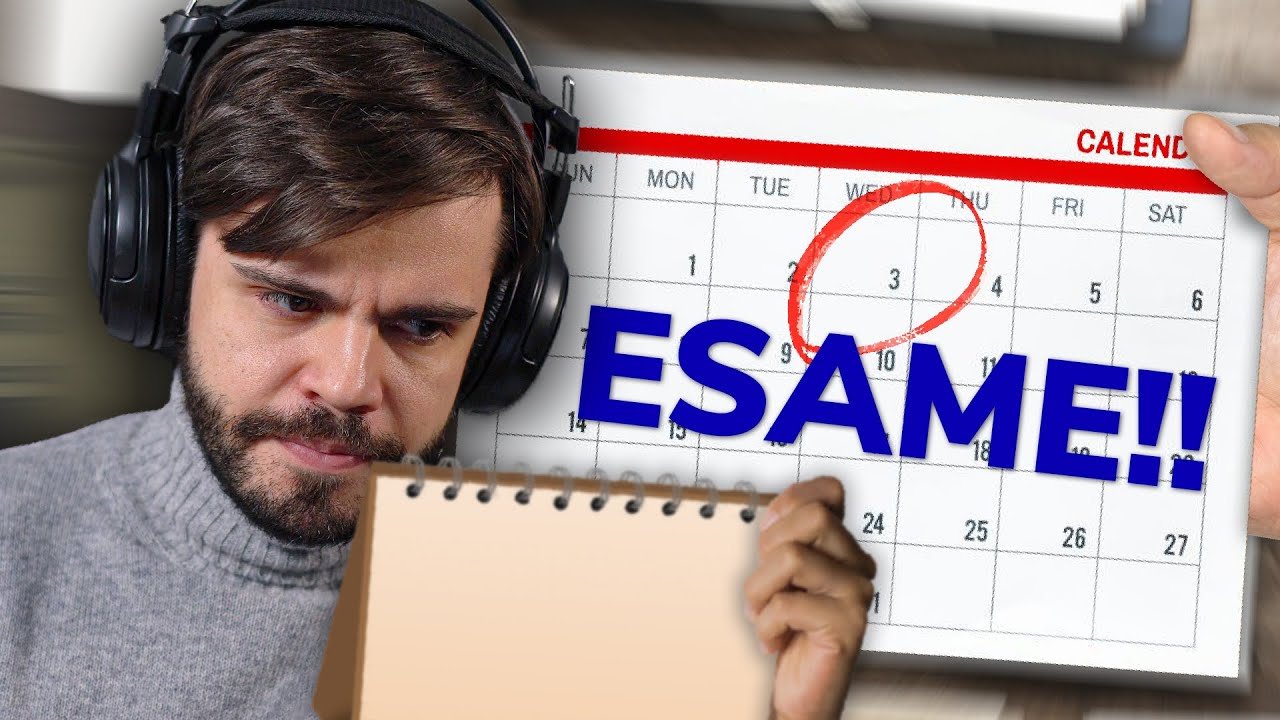Cosa fare PRIMA dell'ESAME