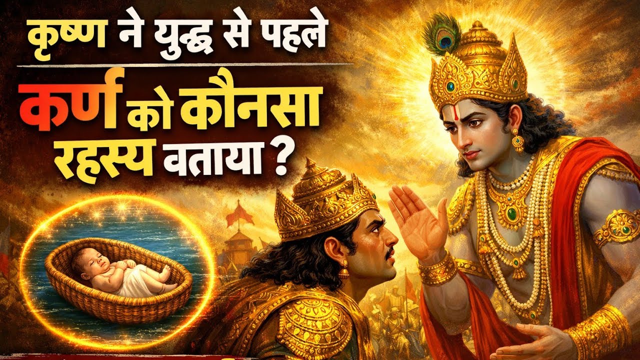 श्रीकृष्ण ने कर्ण को उसका सबसे बड़ा रहस्य बताया था