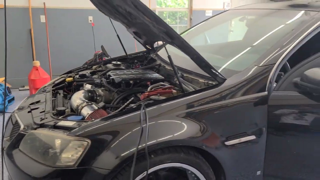 2009 G8 GT with a BTR PDS 3 and a Kong 2650 on the dyno sounds SO VIOLENT!