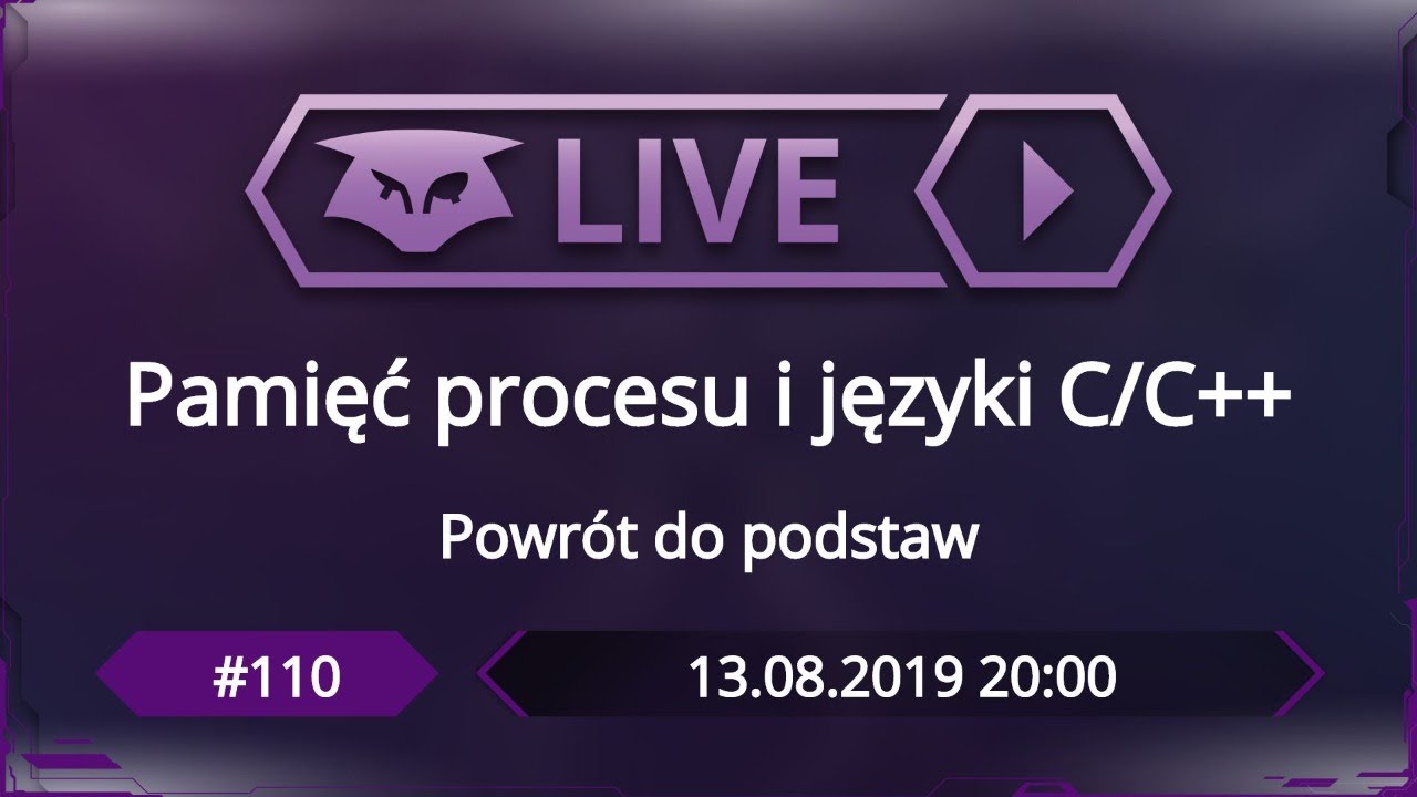 #110: Pamięć procesu i języki C/C++
