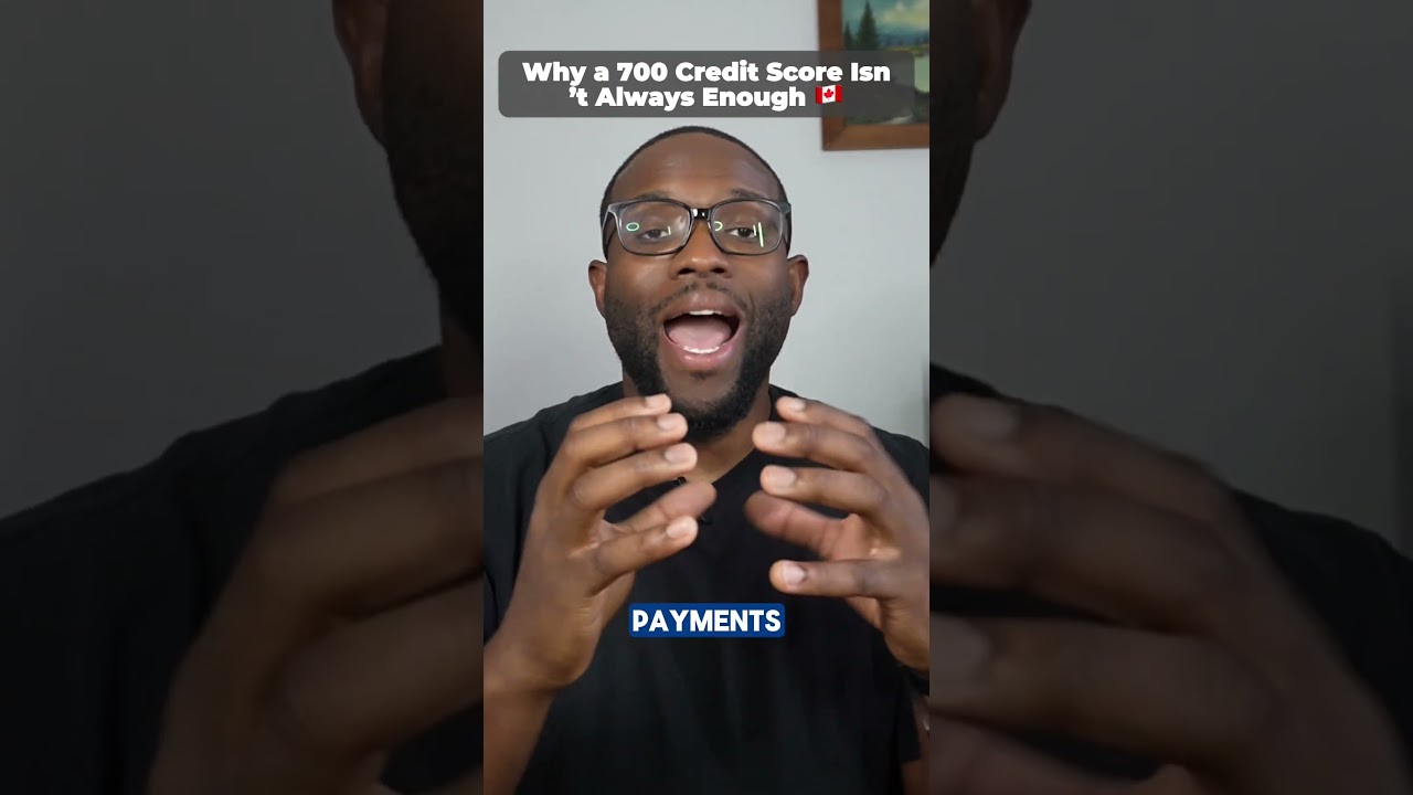 What a 700 credit score actually does. #canada #credit