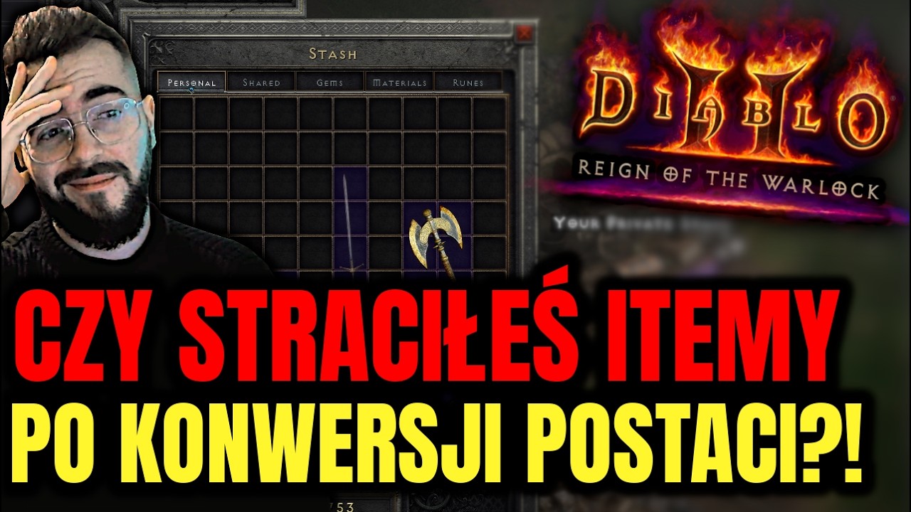 Czy STRACIŁEŚ ITEMY przy konwersji na D2R: Reign of the Warlock?!