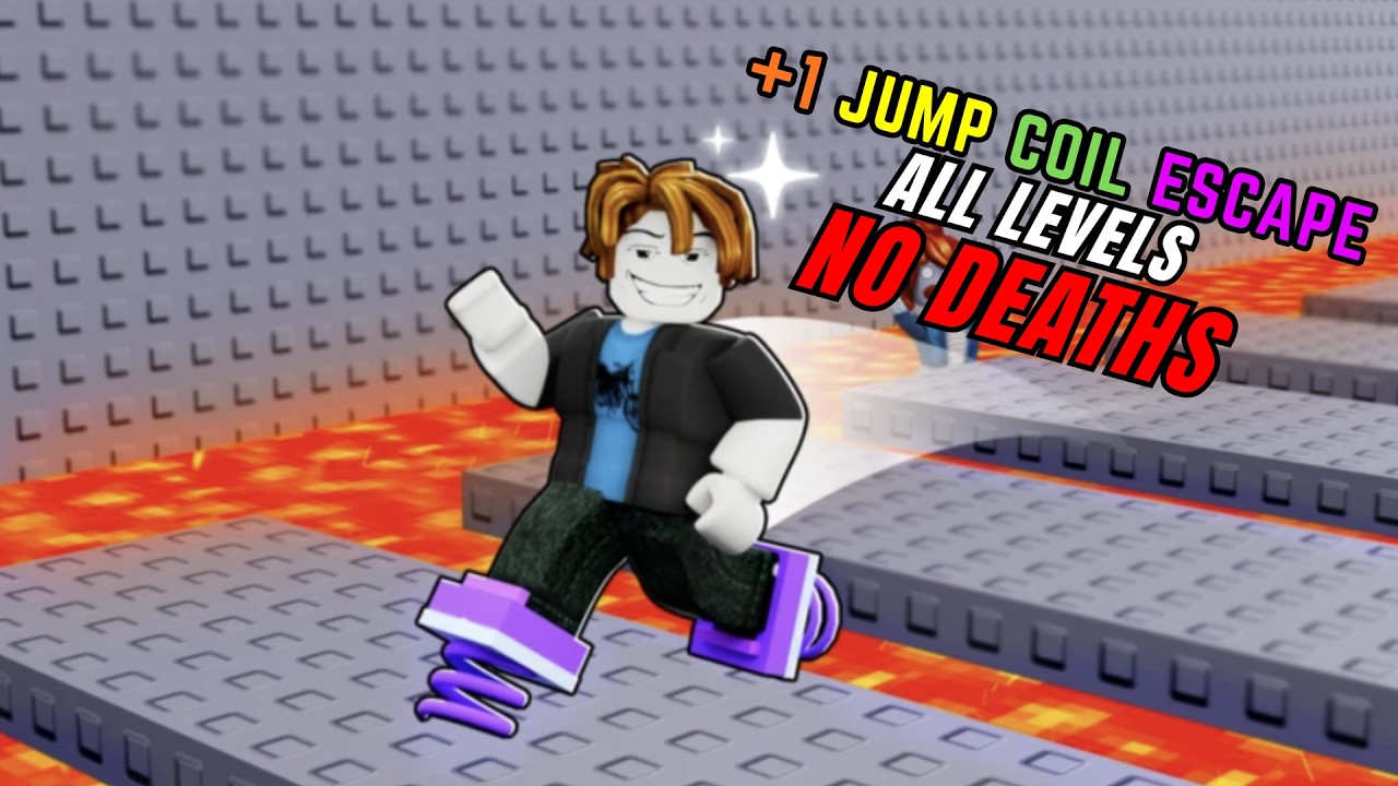 [+1 Jump Coil Escape] All Levels NO DEATHS