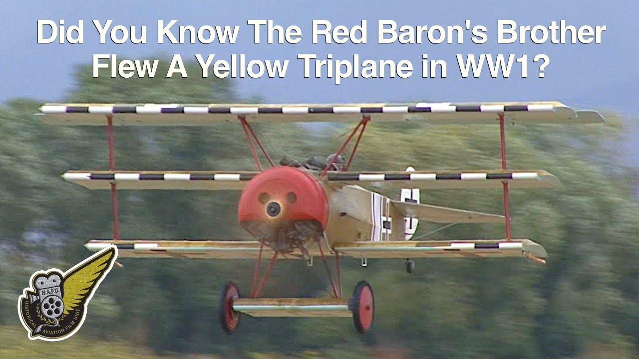 Three Fokker Triplanes including The Red Baron's Brother