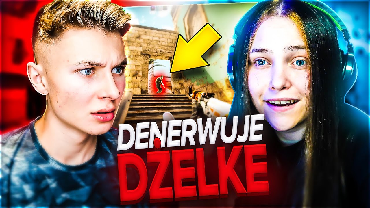 DENERWUJE DŻELKE PRZEZ CAŁY MECZ W CS:GO... 1VS1