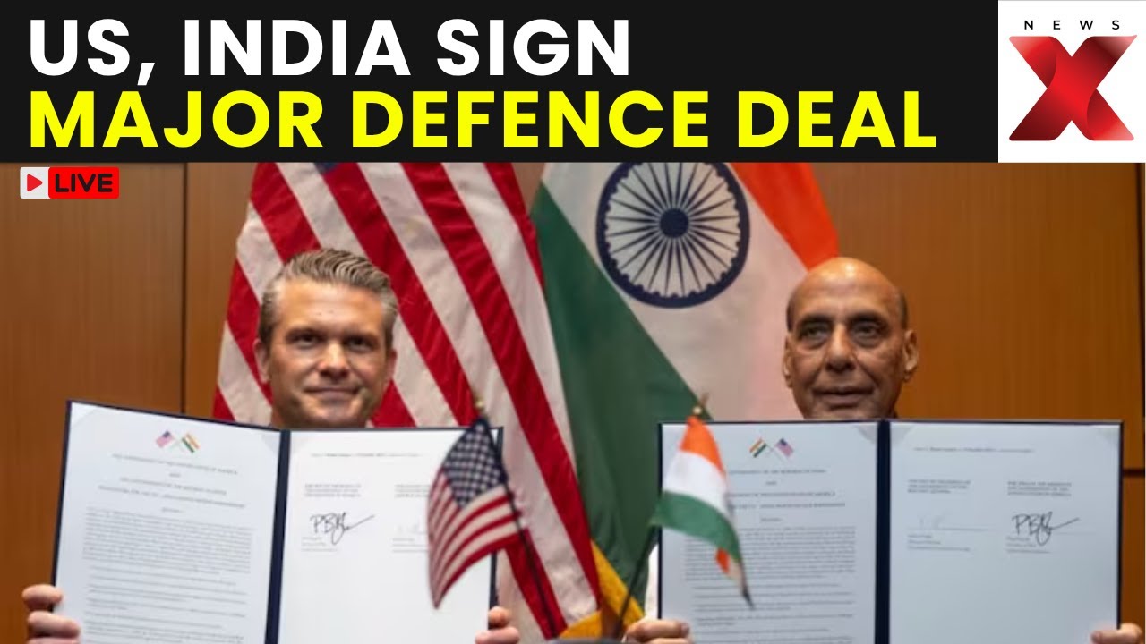 US-India Deal LIVE: US, India Sign 10-Year Defence Cooperation Framework, Defence Deal | NewsX