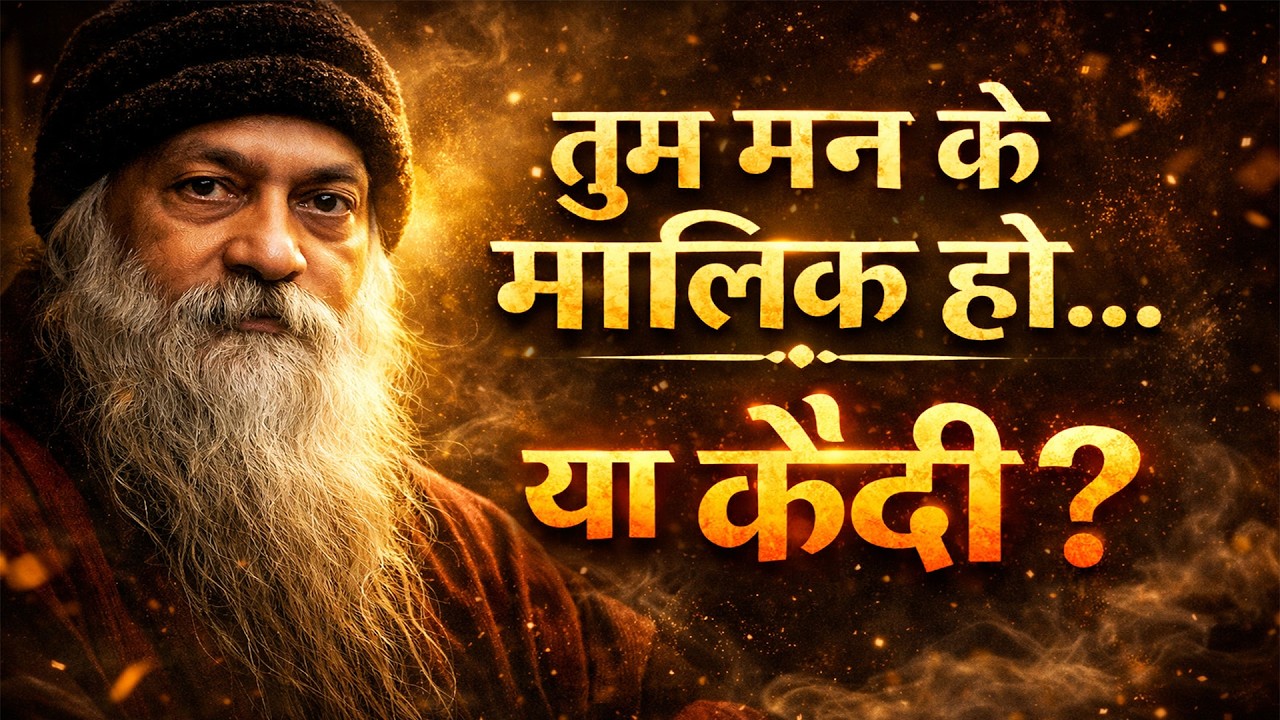 OSHO - 99% लोग मन के कैदी हैं — क्या आप भी?  OSHO SPEECH HINDI