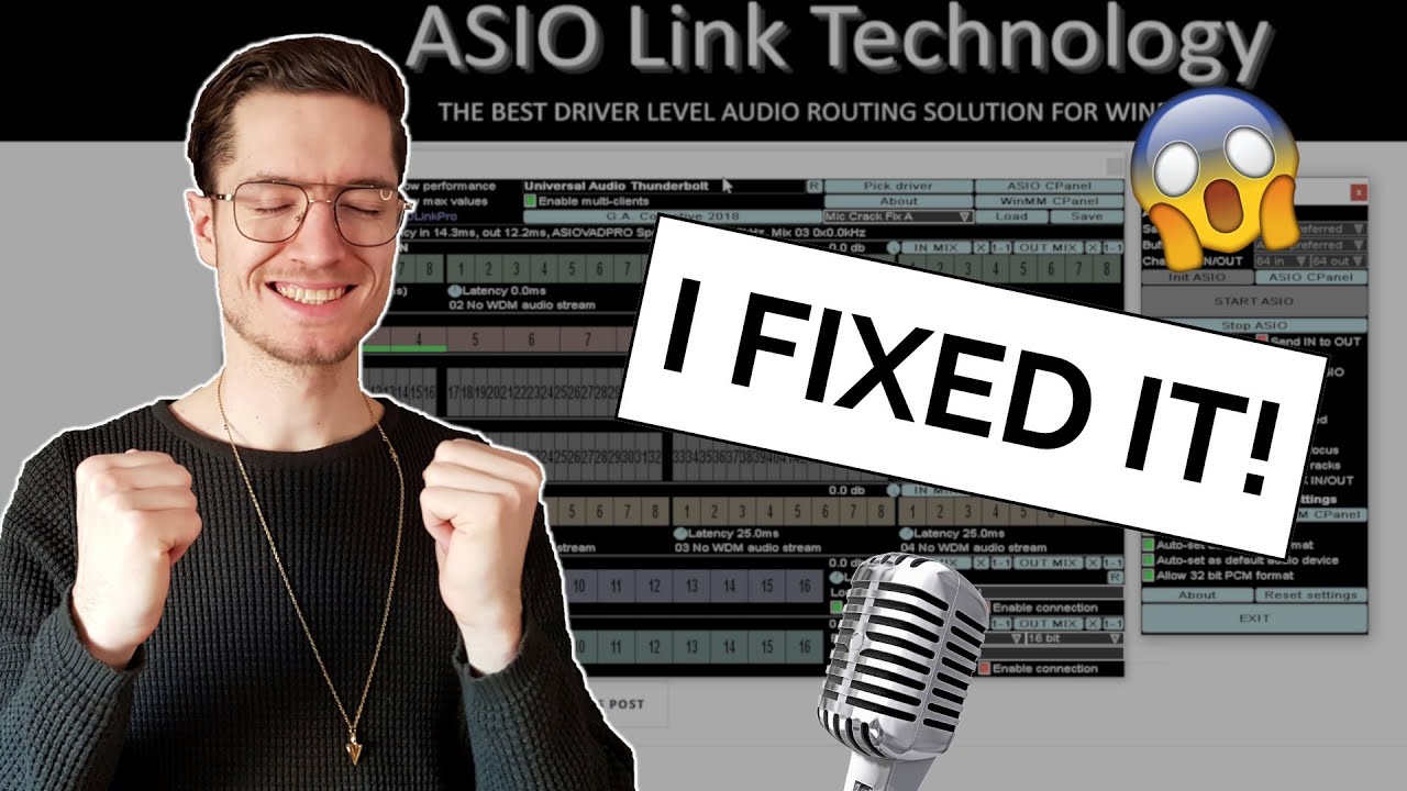 HOW TO FIX THE UA APOLLO TWIN X TB3 MIC CRACKLING DISTORTION ON WINDOWS 10 - DRIVER ISSUE