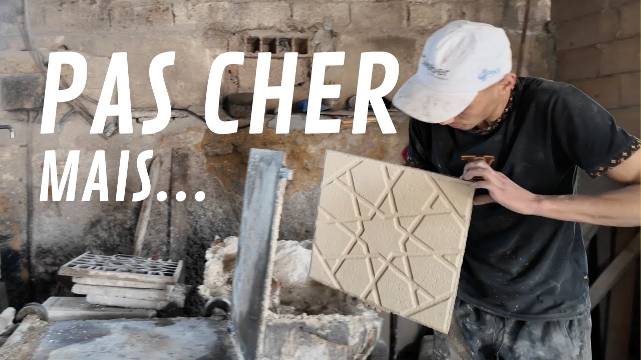 Acheter 18 TONNES de carreaux de marbre à MEKNES
