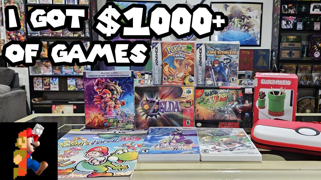 I Got $1000 Worth of Nintendo Stuff at a GAME SWAP | Nintendo Collecting