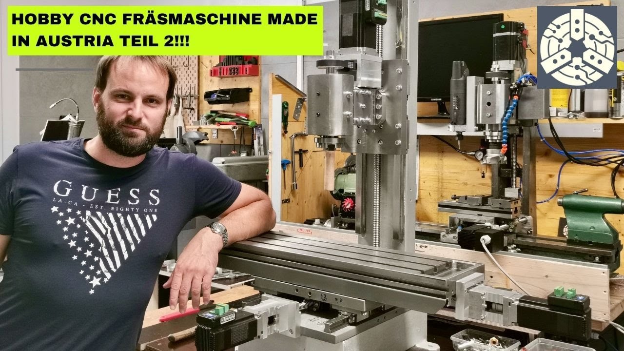 Hobby CNC Maschine Made in Austria Teil 2!!! Umbau der Totalkatastrophe auf CNC.