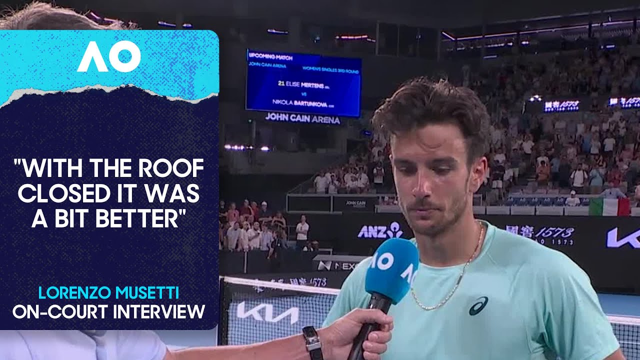 Lorenzo Musetti On-Court Interview | Australian Open 2026 Third Round