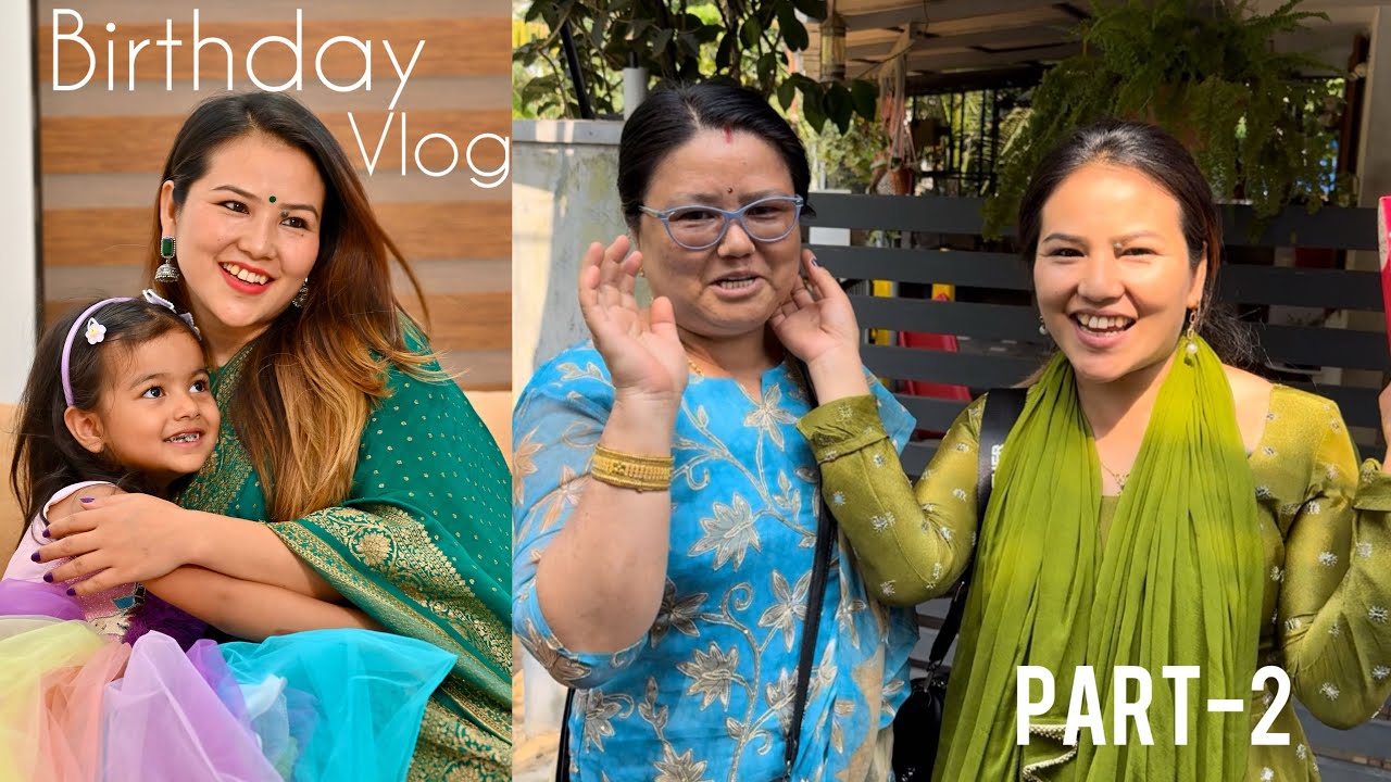 Part-2 പൊന്നൂസിന്റെ Birthdayക്ക് ചേച്ചി വന്നപ്പോൾ 🥰| Nepali girl friend came her daughter birthday