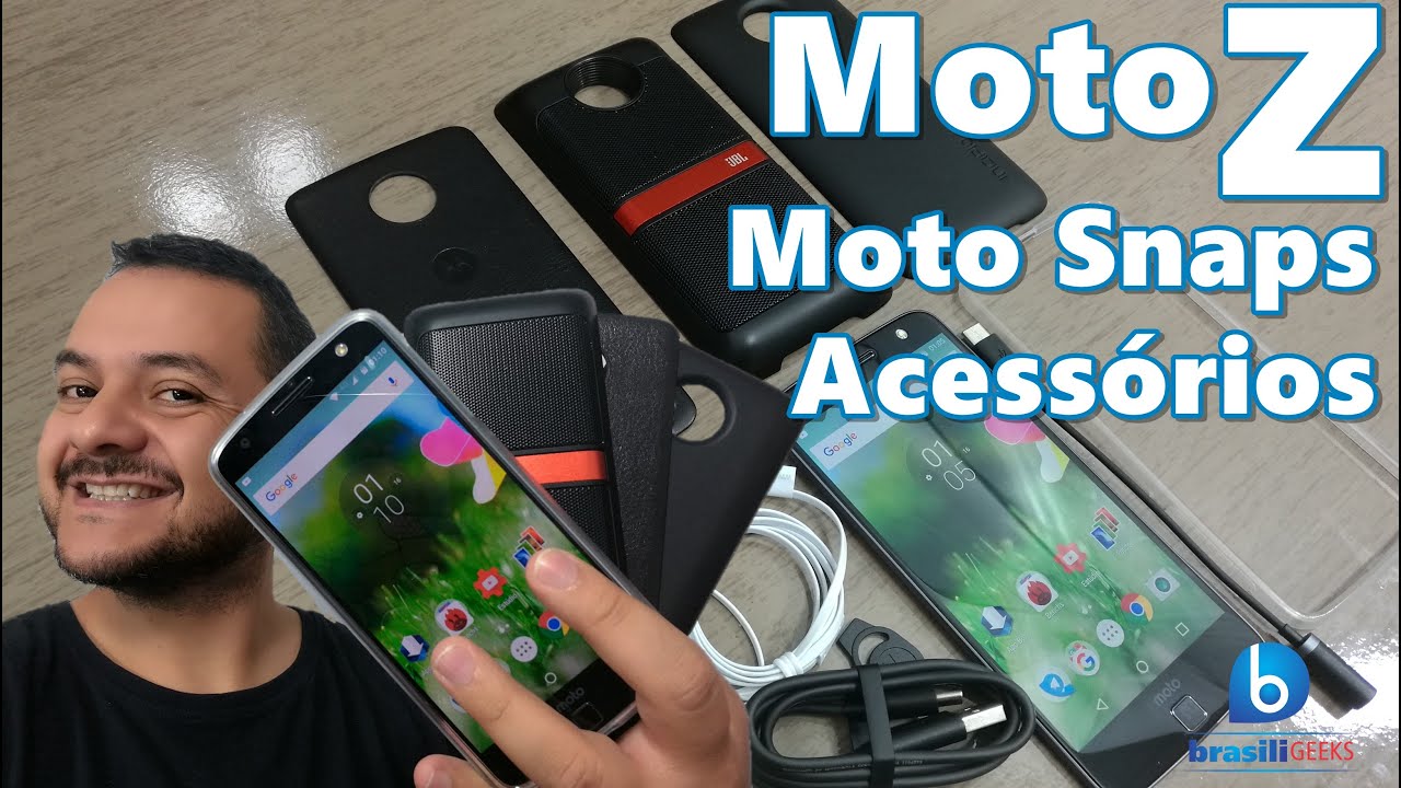 Moto Z - Conheça os Moto Snaps e os Acessórios! Em Português
