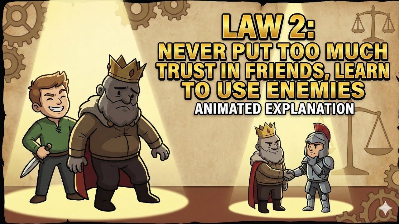Why Hiring Your Friends Is A Disaster | The 48 Laws of Power: Law 2 (Animated Summary)