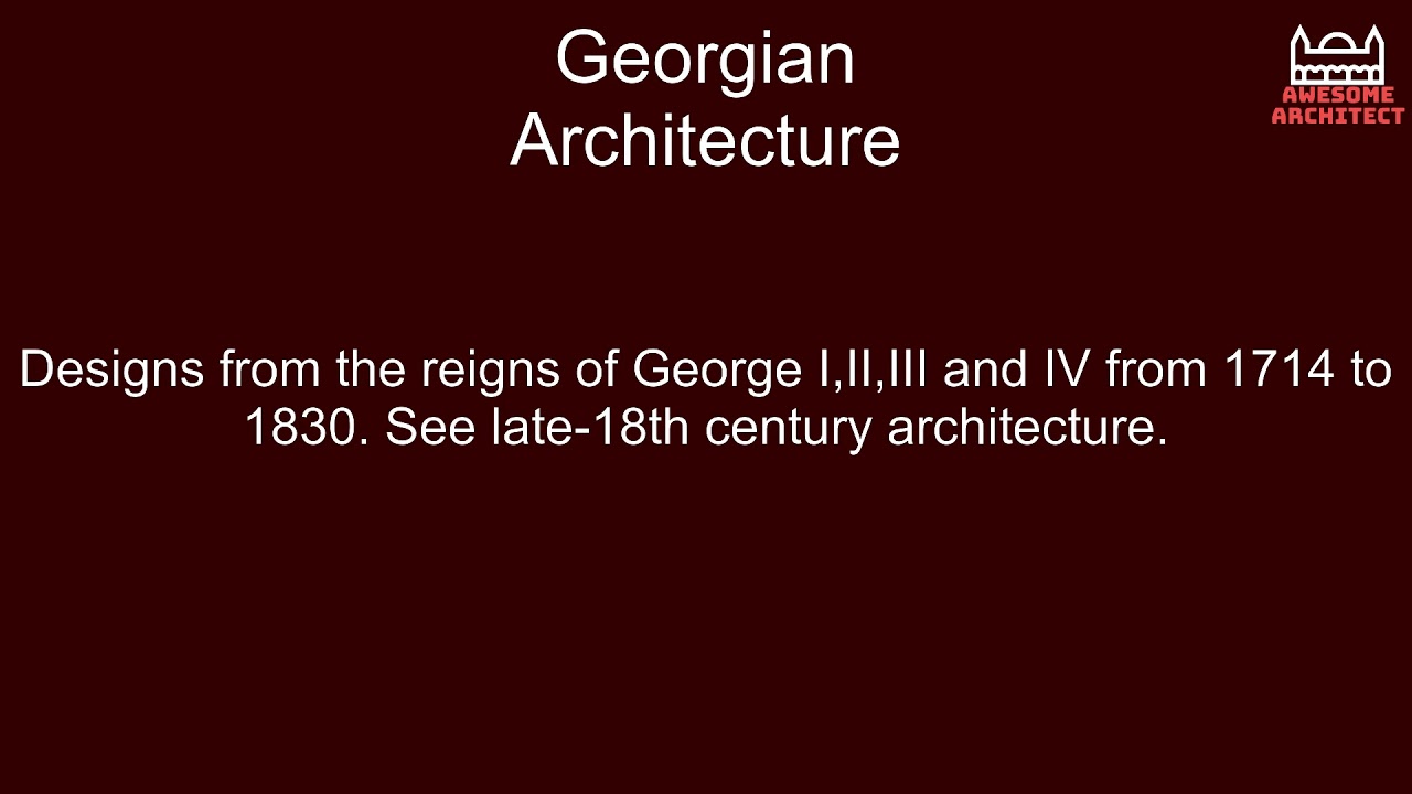 Georgian Architecture