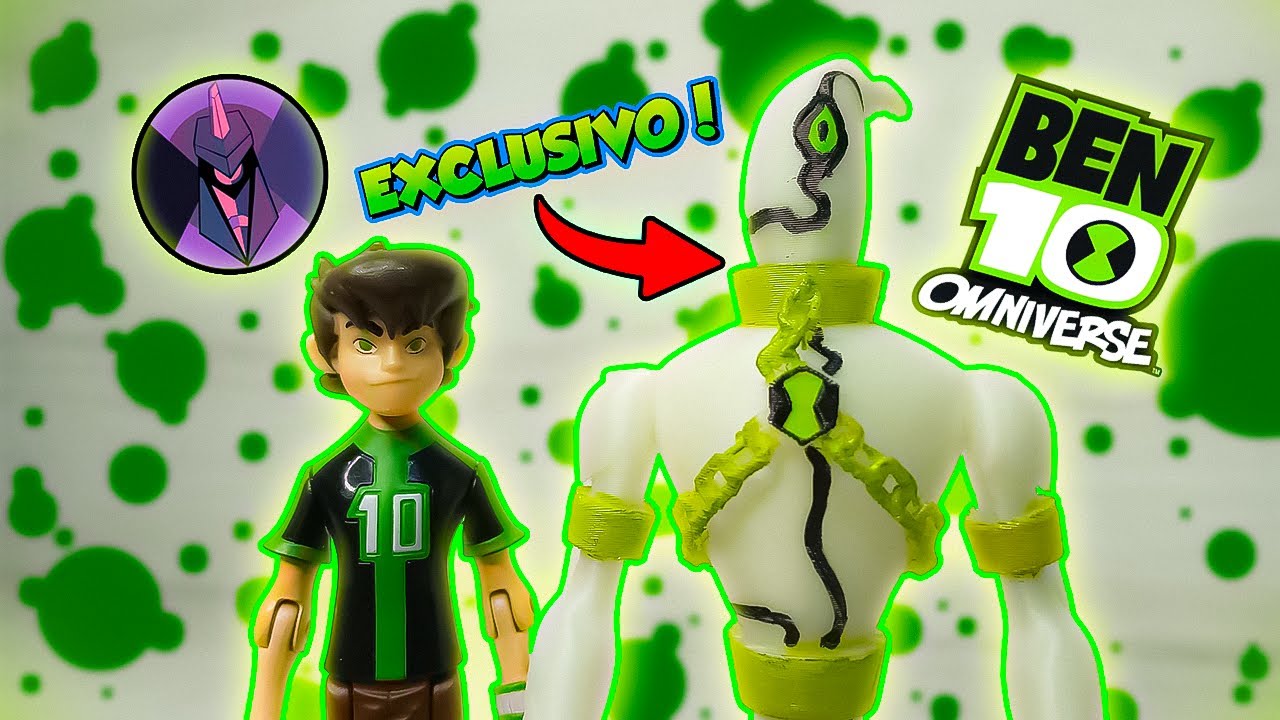 Unboxing do Boneco do Fantasmático (Ghostfreak) - Ben 10 Omniverse 