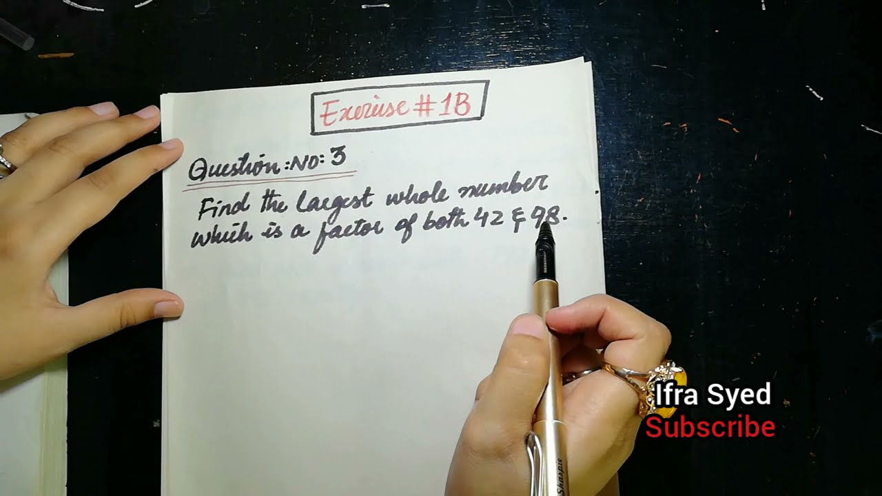 Mathematics Book 1 (D1) |  7th Edition | Exercise # 1 B | Q # 3 to 6 | Ifra Syed | in Urdu\Hindi