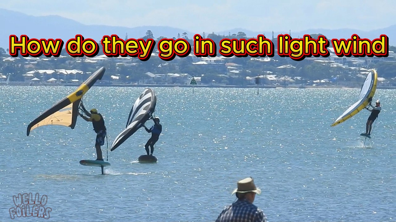 Wellington Point Qld Super light session Wing Foil beach side of the point