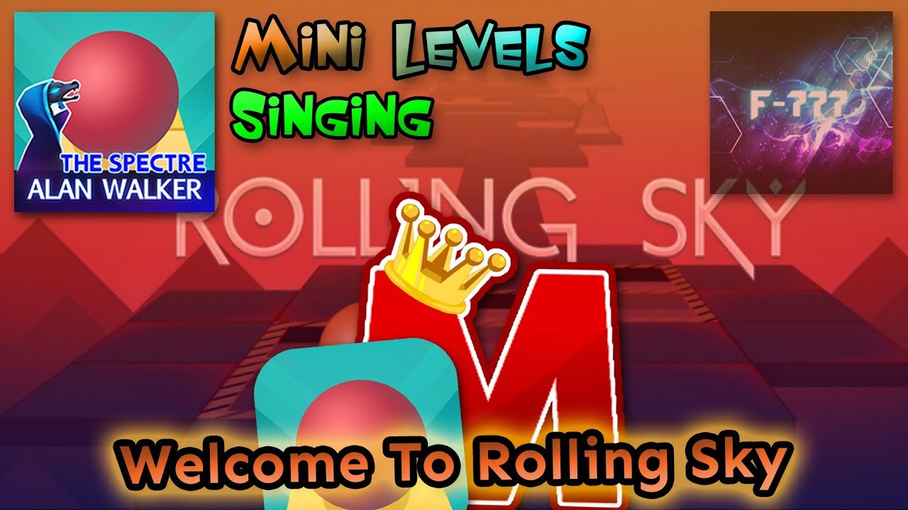 Rolling Sky Singing - Welcome To Rolling Sky (Mini Level 1) ft. Tropical Tides by F-777