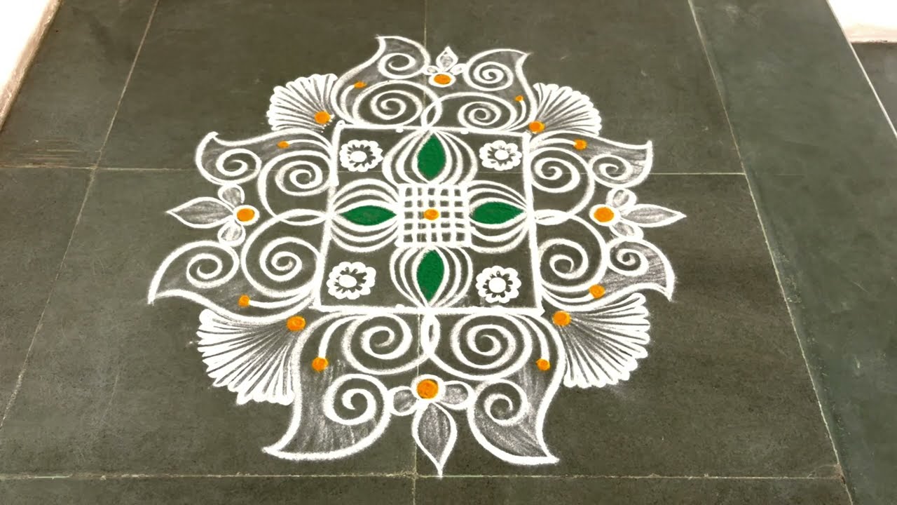 Easy thaipoosam padikolam designs| Simple muggulu designs| easy rangoli designs| Beginners kolam