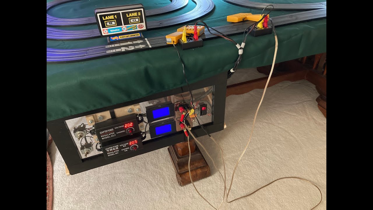 S2E1 Slot Cars with Upstairs Dave - Custom Adjustable Dual Power Supply