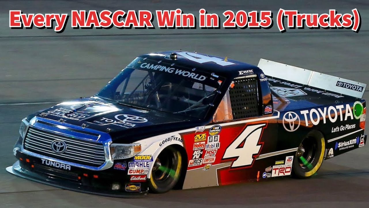 Every NASCAR Win in 2015 (Trucks)
