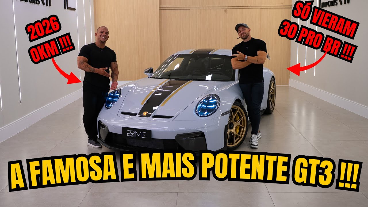 A NOVA PORSCHE GT3 É O MELHOR CARRO DE RUA JA FEITO !!!