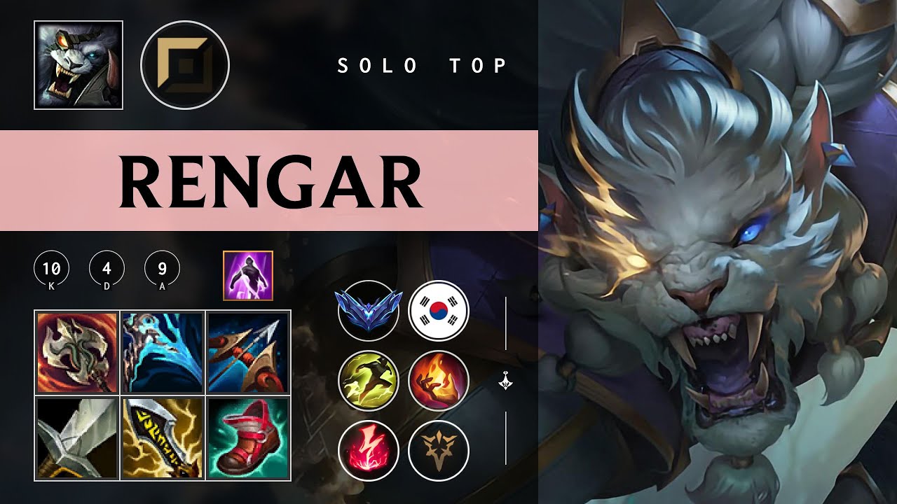 Rengar Top vs Rumble - KR Diamond Patch 26.01