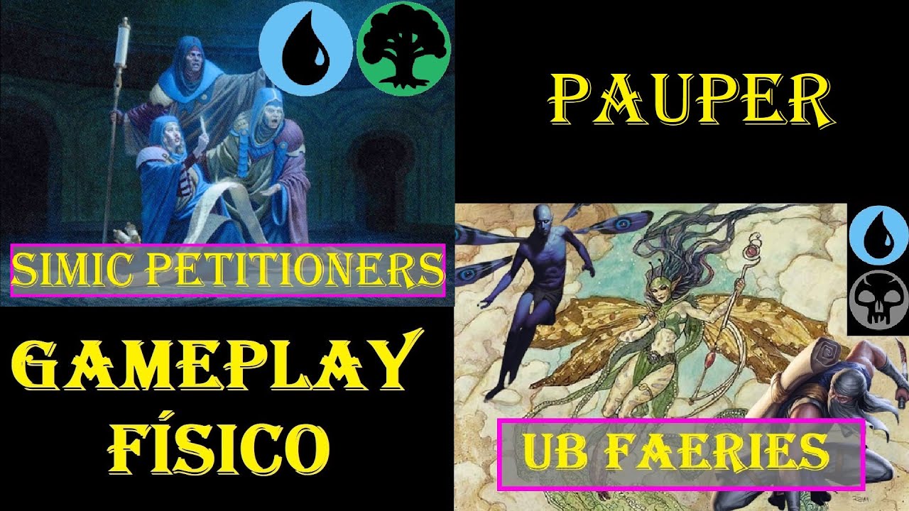 Simic Petitioners Vs Dimir Faeries [PAUPER] | Live Gameplay #mtgbrasil #mtg #mtgpaupergameplay