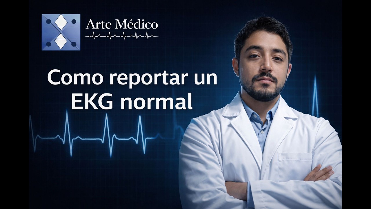 Como reportar un EKG paso a paso. (Guia Completa desde cero),