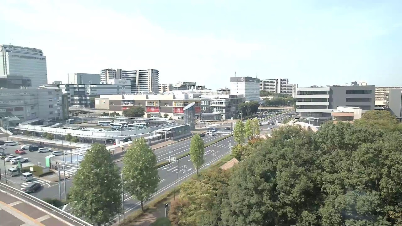 つくば駅前ライブカメラ　人材派遣のインテック 　ご用命は　029-860-2400　ハロージョブまで！！
