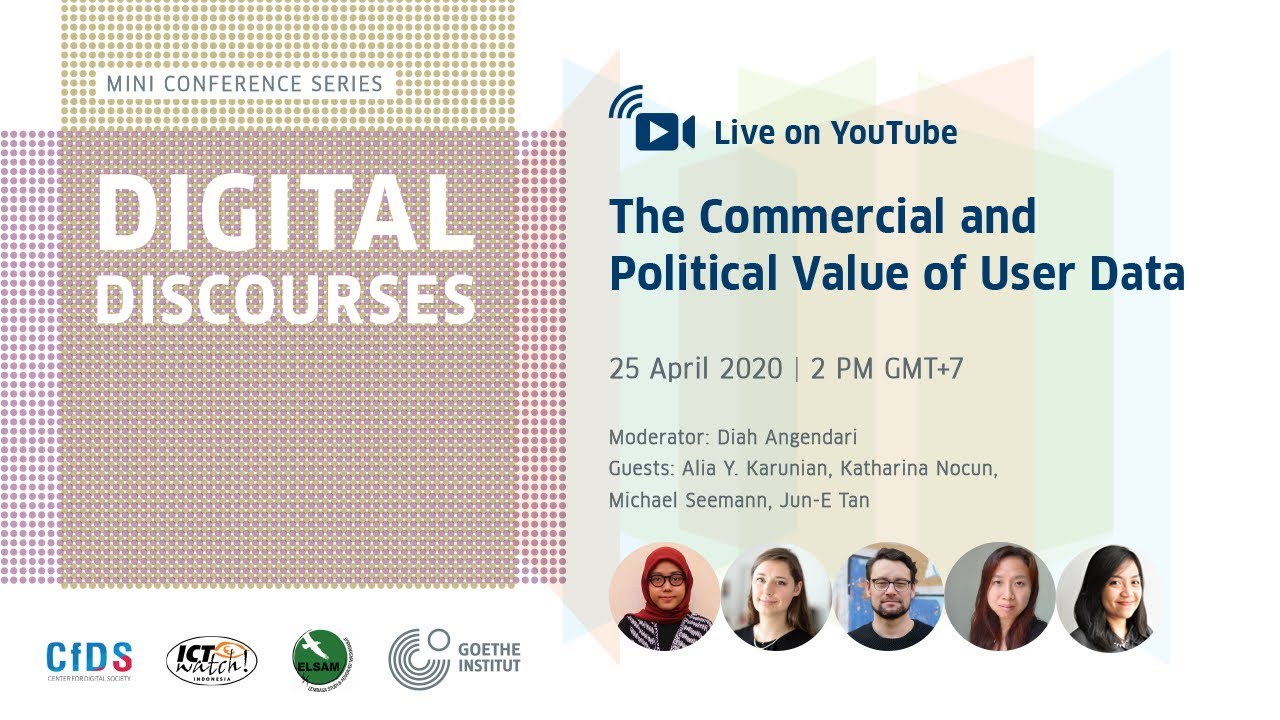 Livestream 25 April 2020: The Commercial and Political Value of User Data