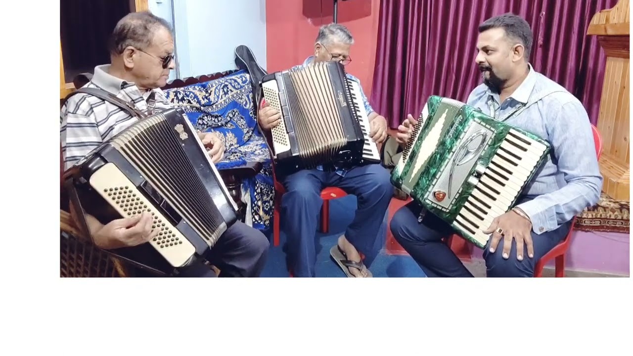Humbled to play with legendary accordion players Rev. Issac and Sri. Patrick Alexander Rozario.