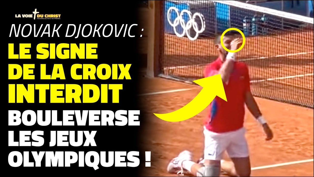 Novak Djokovic : LE SIGNE DE LA CROIX qui bouleverse les JO !