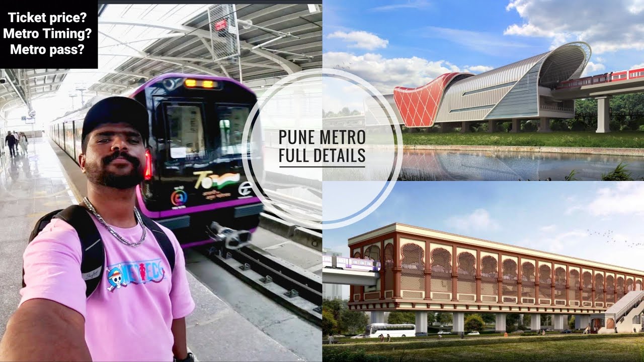 पुणे pune Metro All Stations Full Information|Pcmc to Civil court| vanaz to Ruby hall Route Detail